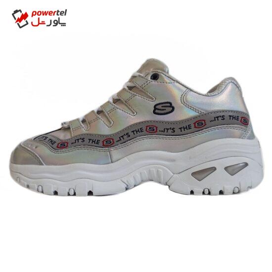 کفش پیاده روی زنانه اسکچرز مدل SN13419-SIL