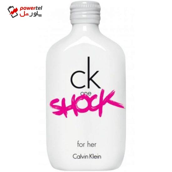 ادو تویلت زنانه کلوین کلاین مدل CK One Shock For Her حجم 200 میلی لیتر