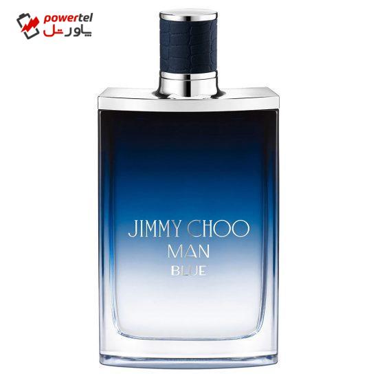 ادو تویلت مردانه جیمی چو مدل Jimmy Choo Man Blue حجم 100 میلی لیتر