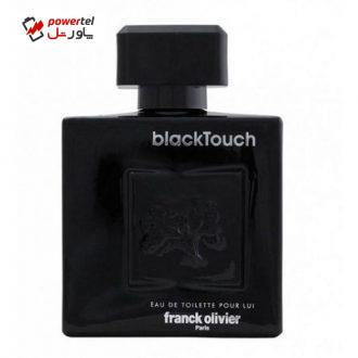 ادو تویلت مردانه فرانک اولیویر مدل Black Touch حجم 100 میلی لیتر