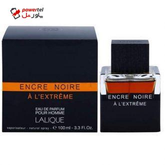 ادو پرفیوم مردانه لالیک مدل Encre Noire A L`Extreme حجم 100 میلی لیتر