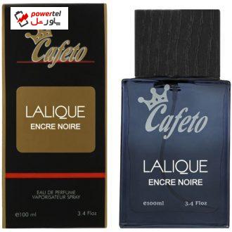ادو پرفیوم مردانه کافه تو مدل LALIQUE ENCRE NOIRE حجم 100 میلی لیتر