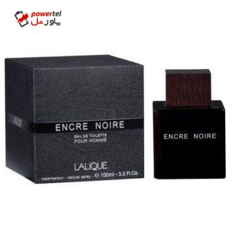 ادوتویلت مردانه لالیک مدل Encre Noire حجم ۱۰۰ میلی لیتر