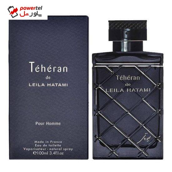 ادوتویلت مردانه لیلا حاتمی مدل Teheran Men حجم 100 میلی لیتر