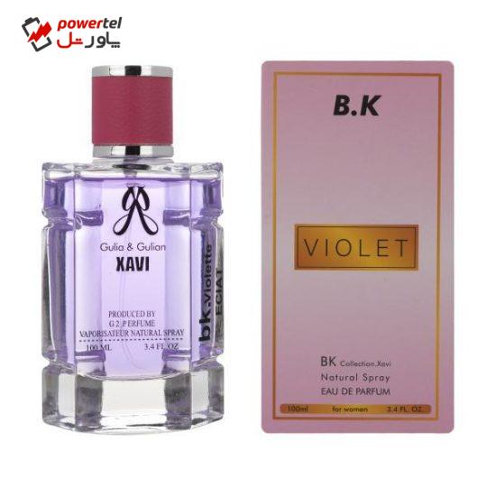 ادوپرفیوم زنانه بی کی مدل Violet حجم ۱۰۰ میلی لیتر