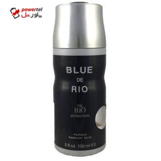 اسپری ضد تعریق مردانه ریو کالکشن مدل Rio Blue De Rio حجم 150ml