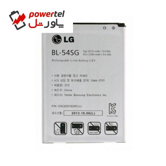 باتری گوشی مدل BL-54SG مناسب برای گوشی ال جی Optimus G2