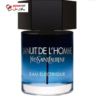 تستر ادوتویلت مردانه ایو سن لوران مدل La Nuit De Lhomme Eau Electrique حجم 100 میلی لیتر