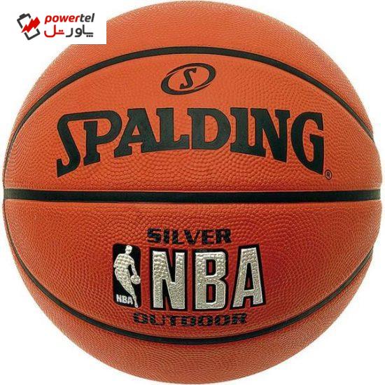 توپ بسکتبال Spalding مدل NBA Silver