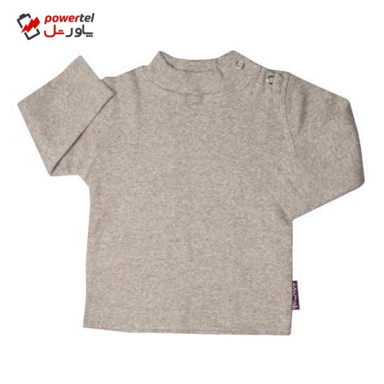 تی شرت آستین بلند نوزادی آدمک کد 145401 رنگ کرم