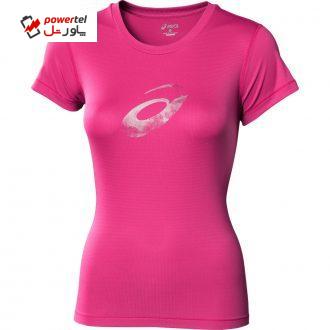 تی شرت آستین کوتاه ورزشی زنانه اسیکس مدل 110423-0211