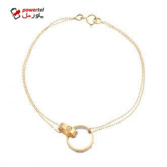 دستبند طلا 18 عیار زنانه مایا ماهک مدل MB1091