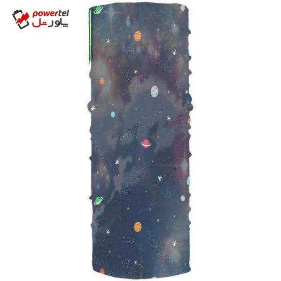 دستمال سر و گردن مدل کهکشان کد A13