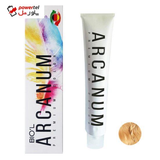 رنگ مو بیول مدل Arcanum شماره 10.83 حجم 120 میلی لیتر رنگ بلوند شکلاتی عسلی پلاتینه