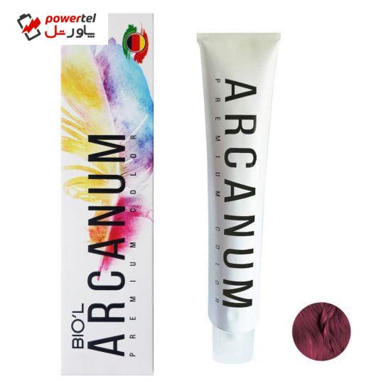 رنگ مو بیول مدل Arcanum شماره 5.65 حجم 120 میلی لیتر رنگ شرابی قرمز ماهگونی روشن