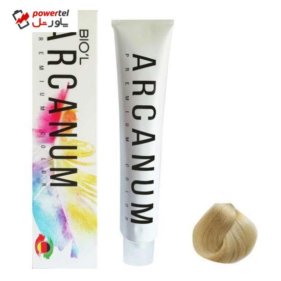 رنگ مو بیول مدل Arcanum شماره A9 9/1  حجم 120 میلی لیتر رنگ بلوند دودی خیلی روشن