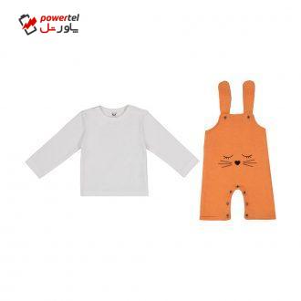 ست تی شرت و سرهمی نوزادی تودوک مدل 2151128-23