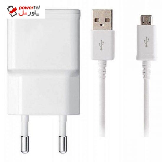 شارژر دیواری مدل CH-2252 به همراه کابل تبدیل microUSB