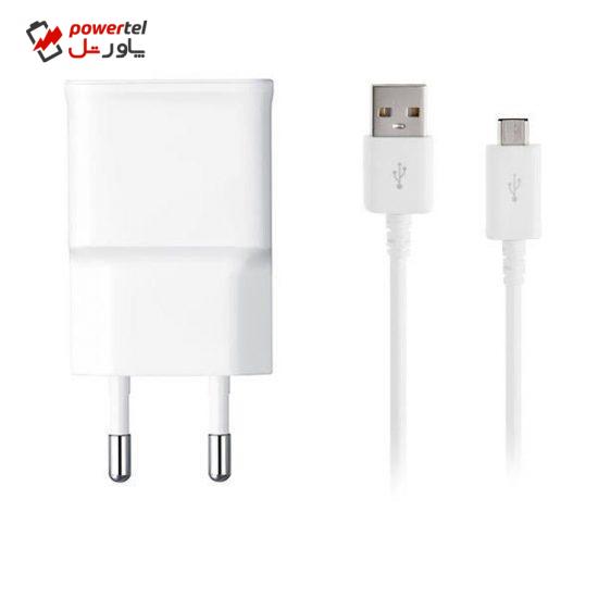 شارژر دیواری مدل EP-TA50EWE به همراه کابل تبدیل microUSB