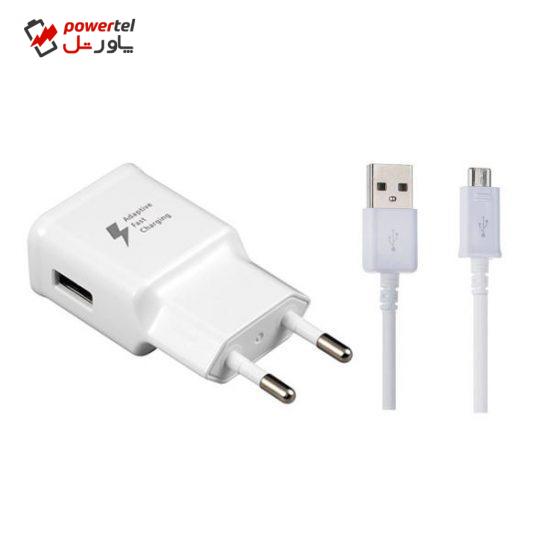 شارژر دیواری  مدل G78 به همراه کابل تبدیل microUSB