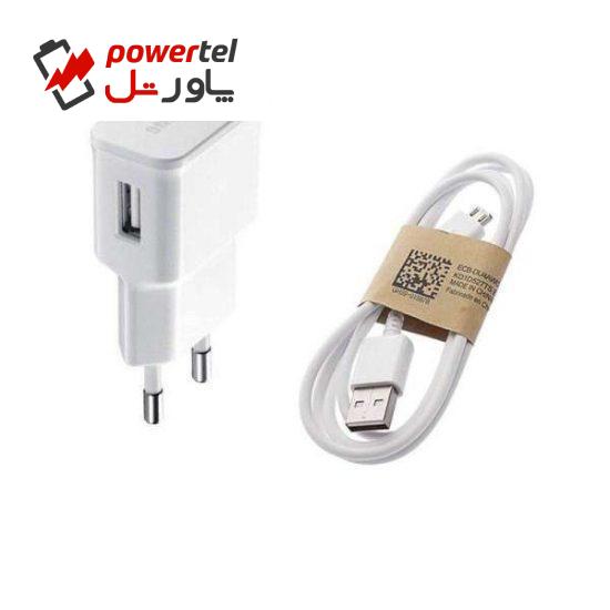 شارژر دیواری مدل ep-u90 به همراه کابلmicrousb به طول یک متر