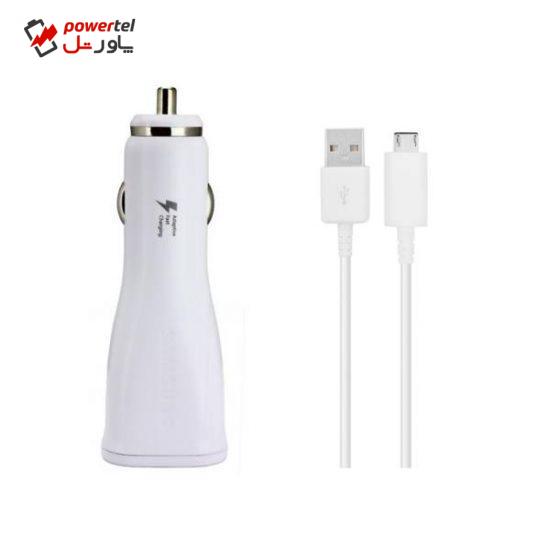 شارژر فندکی مدل EP-LN915U همراه با کابل microUSB