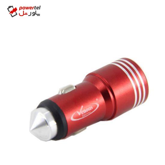 شارژر فندکی ونوس مدل pv-ch62