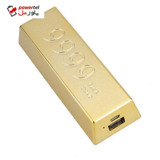 شارژر همراه ریمکس مدل Gold Bar با ظرفیت 6666 میلی آمپر ساعت