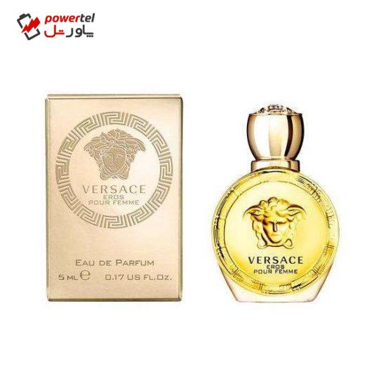 عطر جیبی زنانه ورساچه مدل  Eros Eau de Parfume حجم 5 میلی لیتر