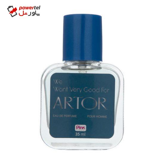 عطر جیبی مردانه پینک مدل Artor حجم 35 میلی لیتر