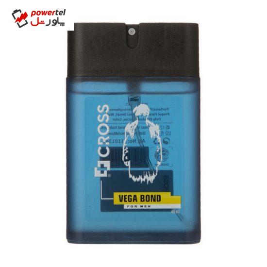 عطر جیبی مردانه کراس مدل  Vega Bond حجم 45 میلی لیتر