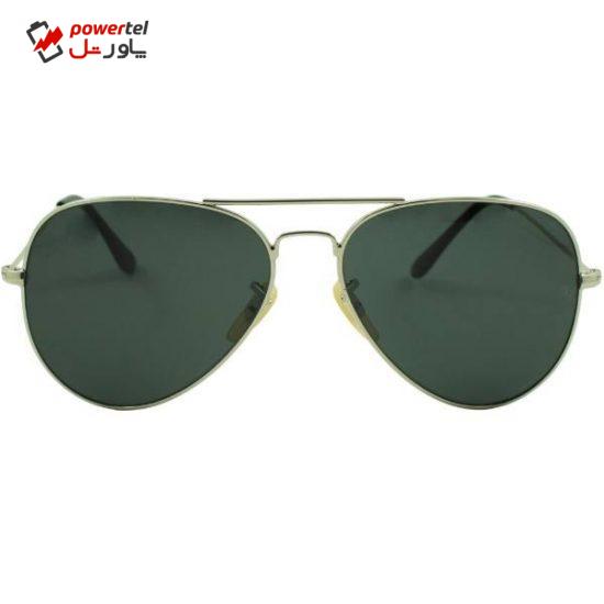 عینک آفتابی خلبانی مدل Aviator Large Metal Silver Grey