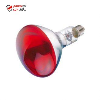 لامپ مادون قرمز ۲۵۰ وات مدل BR125/RED پایه E27