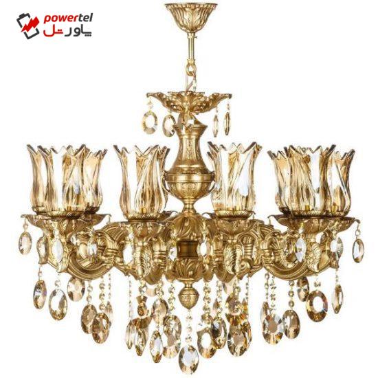 لوستر چشمه نور10 شعله کد C2547
