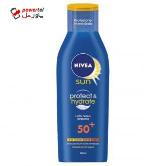 لوسیون ضد آفتاب نیوآ مدل +Protect and Hydrate SPF50 حجم 200 میلی لیتر