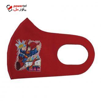 ماسک تزیینی بچگانه طرح SUPER MAN کد 30725 رنگ قرمز