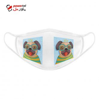 ماسک تزیینی بچگانه طرح سگ عینکی کد 617015