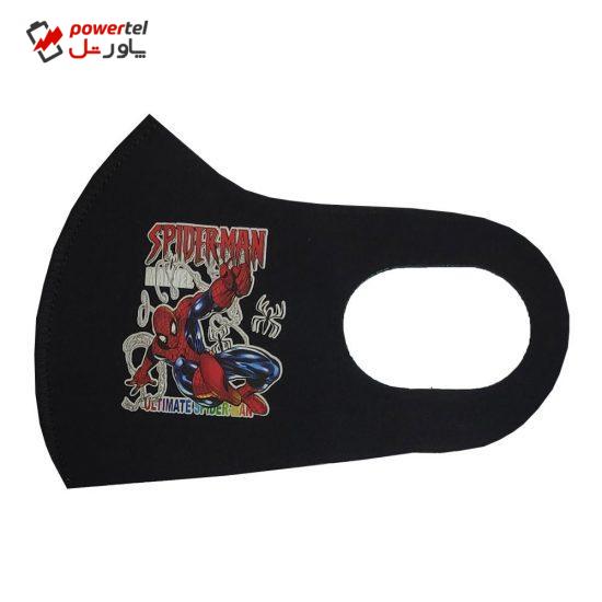 ماسک تزیینی صورت بچگانه طرح SPIDER MAN کد 30704 رنگ مشکی