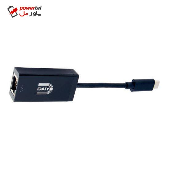 مبدل  USB-C به ETHERNET دایو مدل CP2703