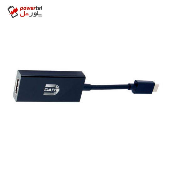مبدل USB-C به HDMI 2.0  دایو مدل CP2702