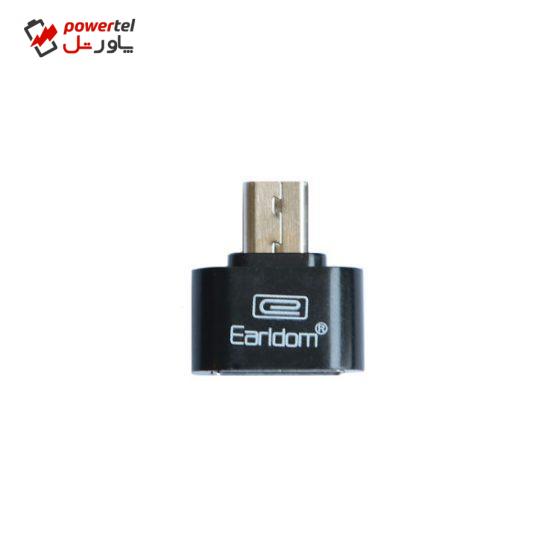 مبدل USB به microUSB ارلدام مدل EAR-01