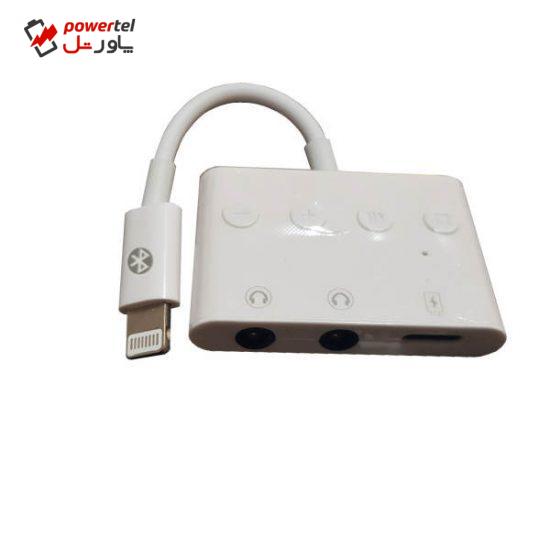 مبدل لایتنینگ به جک 3.5 میلی متری / لایتنینگ مدل JH-A01