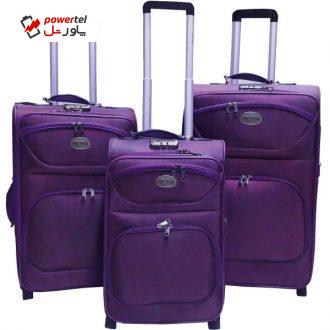 مجموعه سه عددی چمدان تاپ استار مدل TOP1