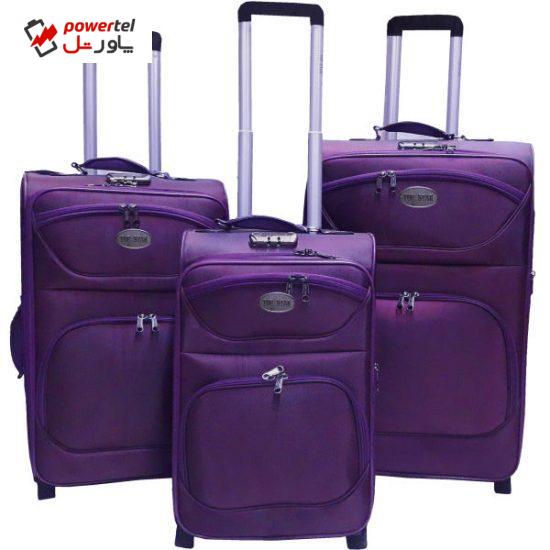 مجموعه سه عددی چمدان تاپ استار مدل TOP1