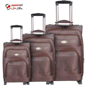 مجموعه سه عددی چمدان تاپ یورو مدل 3-522