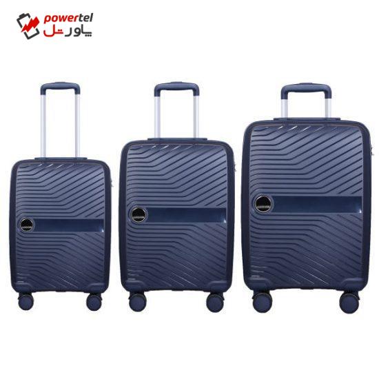 مجموعه سه عددی چمدان مدل R502