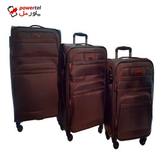 مجموعه سه عددی چمدان پیرگاردین مدل s205