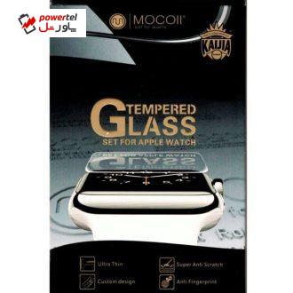محافظ صفحه نمایش اپل واچ موکول مدل Tempered Glass 0.15mm سایز 38 میلی متر
