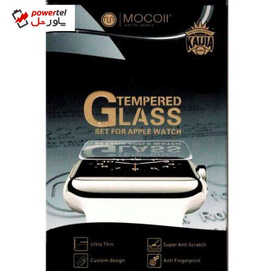 محافظ صفحه نمایش اپل واچ موکول مدل Tempered Glass 0.15mm سایز 38 میلی متر