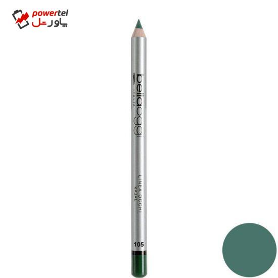 مداد چشم بلاوجی مدل LINEA OCCHI  KAJAL شماره green kajal 105